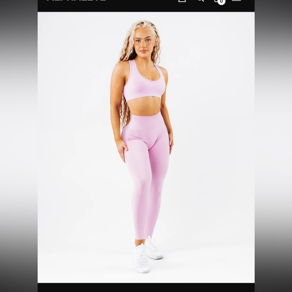 Alphalete Pants - Alphalete AMPLIFY CONTOUR LEGGING Women's Seamless Scrunch Legging size medium